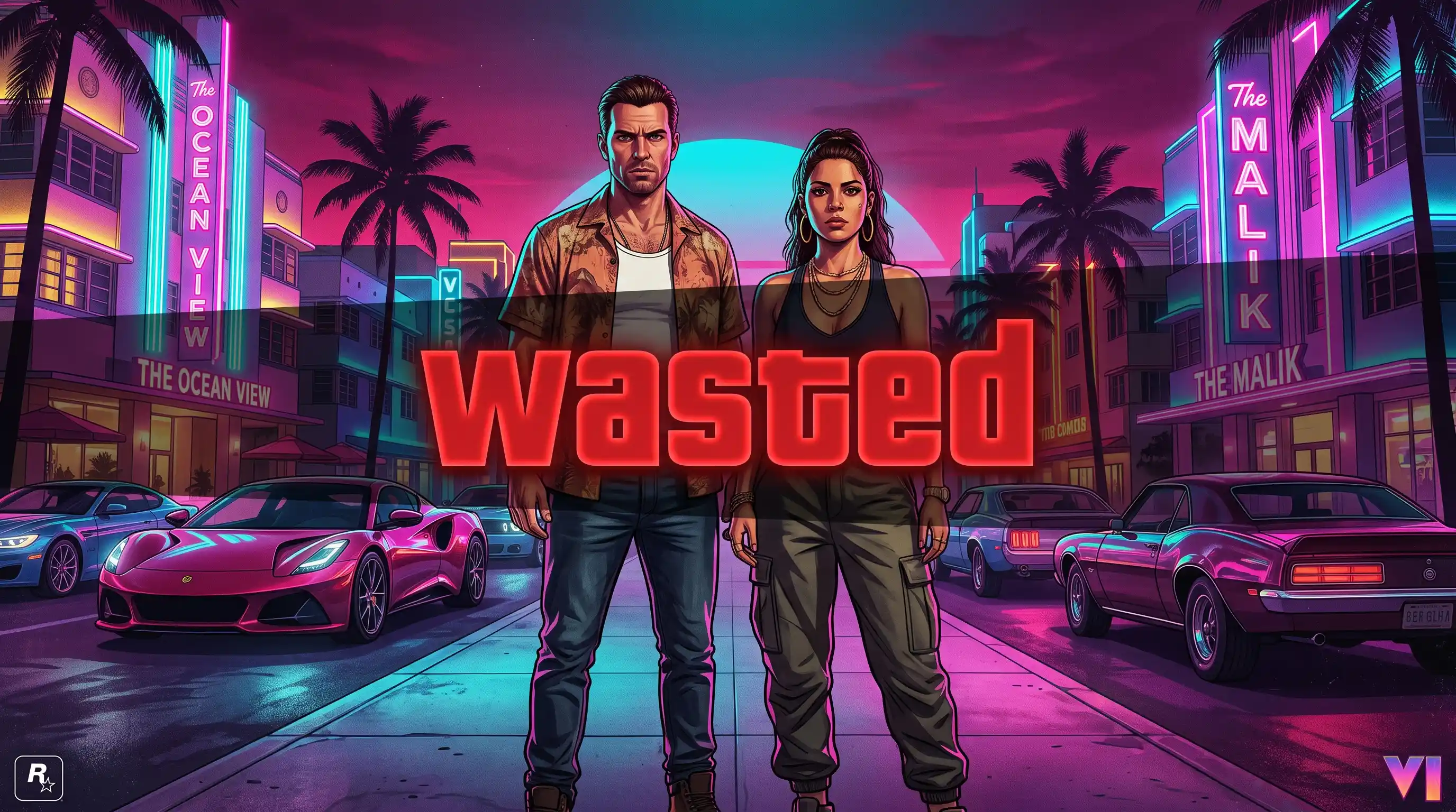 New GTA 6 Cyberleek Leak Shows "Wasted" Screen & Partner Mechanics