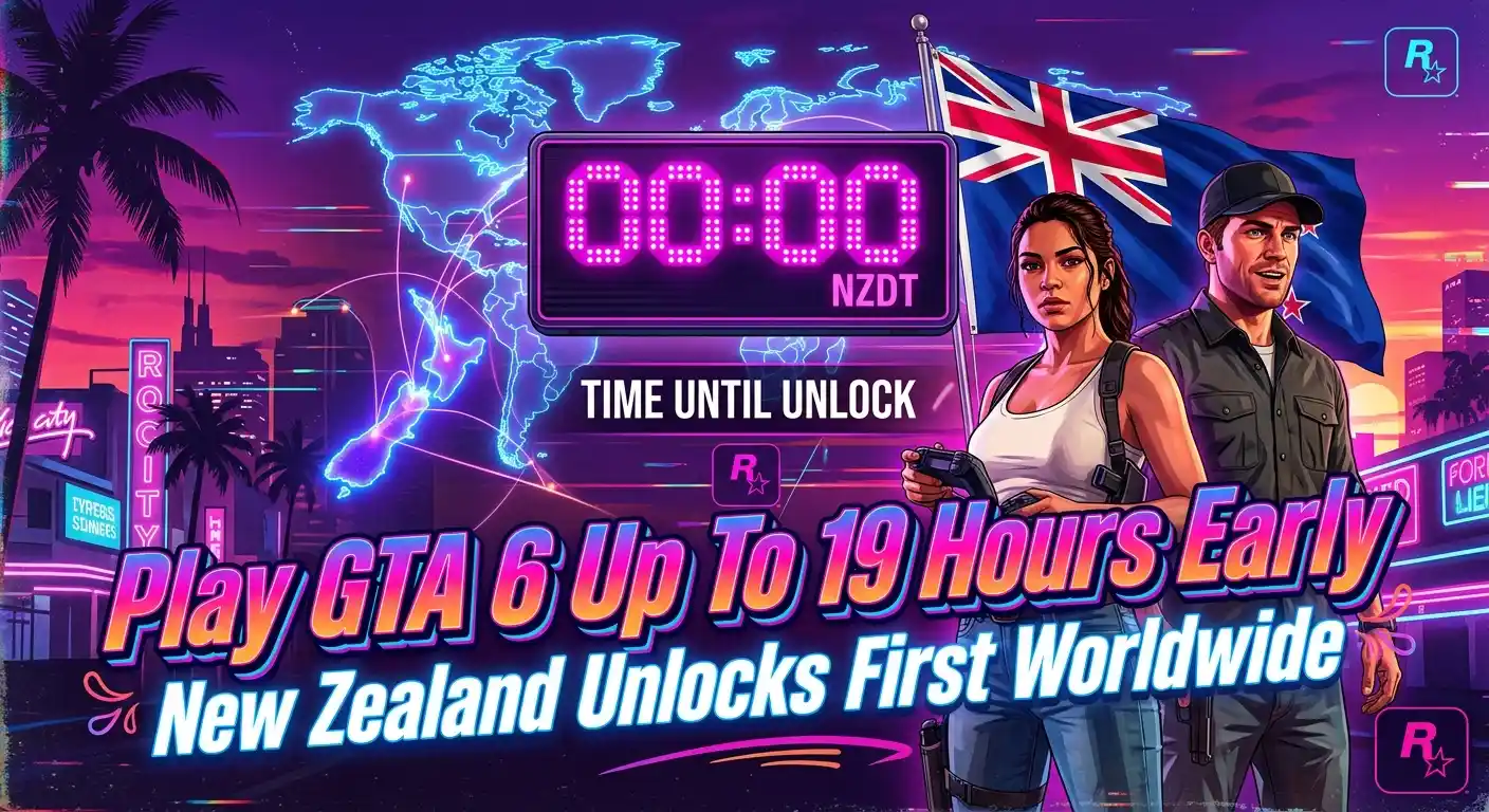 GTA 6 Release Timing: New Zealand Will Unlock the Game First and Players Are Preparing to Play Early